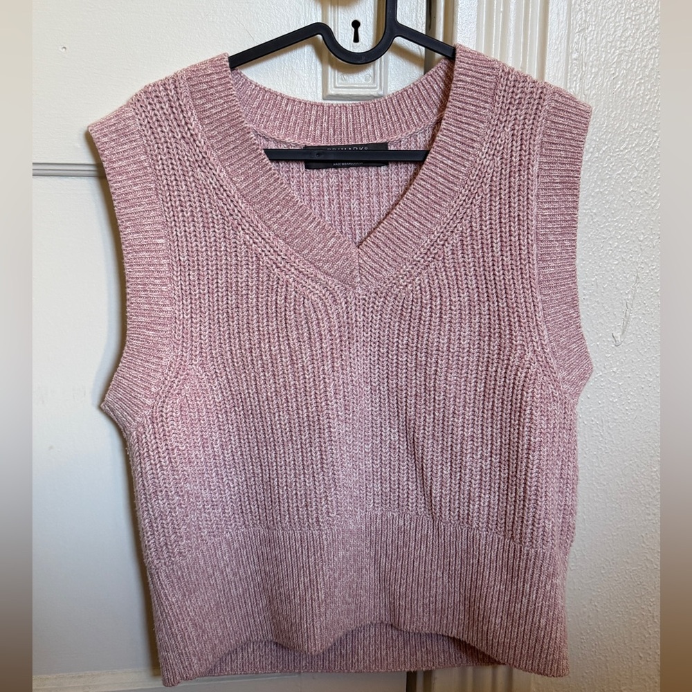 Pink Knit Vest